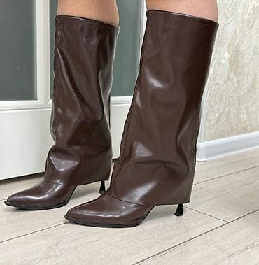 каблуки белые: Сапоги-каблуки, термо. Новые, надевали один раз, размер не подошёл — 4