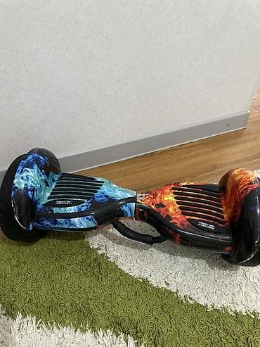 гироскутеры 6 дюймов: Гироскутер Smart Balance с рисунком «Огонь и лёд» - Диаметр колёс — 1