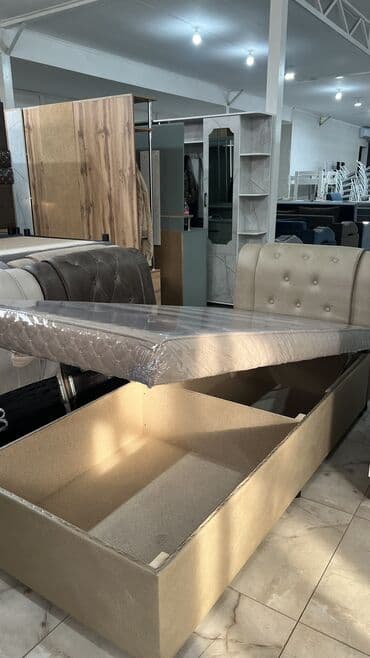 односпальная крават с камотам: Односпальная кровать, Новый, С ящиком для хранения, длина - 195 см — 6