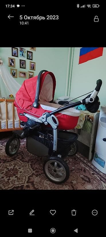 moza r3: Коляска Peg-Perego GT3 с люлькой Navetta XL люлька съемная и меняется — 4