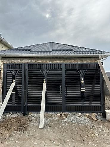 Металлические распашные ворота под заказ - Тип: уличные распашные — 3