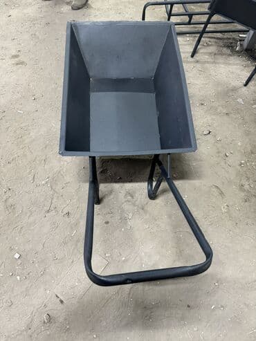 садовый измельчитель: Садово-строительная тачка и тележка, Стальная, Двухколесная, Новый — 9