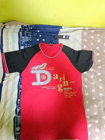 badfive футболка: Футболка с коротким рукавом, контрастного дизайна. - Цвет: красный — 2