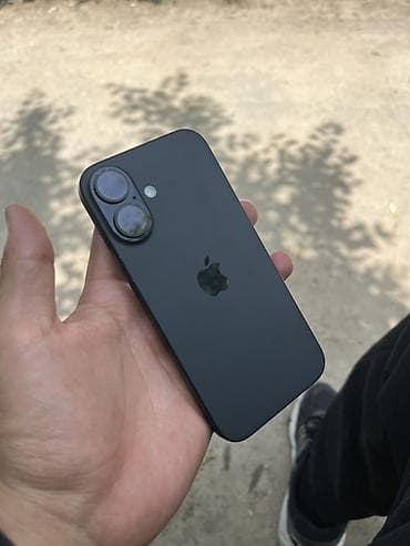 IPhone 16, Новый, 128 ГБ, Черный, Зарядное устройство, Защитное стекло, Чехол, 91 % at lalafo.kg IPhone 16, Новый, 128 ГБ, Черный, Зарядное устройство, Защитное стекло, Чехол, 91 %
