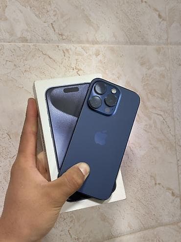 айфое 5: IPhone 15 Pro, 256 ГБ, Blue Titanium, Коробка, 86 % — 3