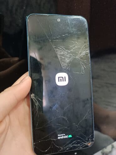 ош бу телефон: Redmi, Redmi 12C, Б/у, 128 ГБ, цвет - Голубой, 2 SIM — 4