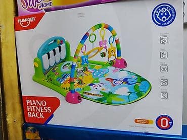 Развивающий игровой коврик с пианино HUANGER (Piano Fitness Rack) -
