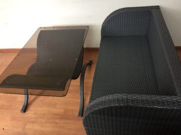 купить мебель из искусственного ротанга бу: Бакча эмерек комплекти — 4