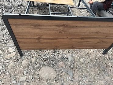 Эки кишилик керебеттер: Металлическая кровать в стиле лофт - Прочная сварная рама из металла — 2