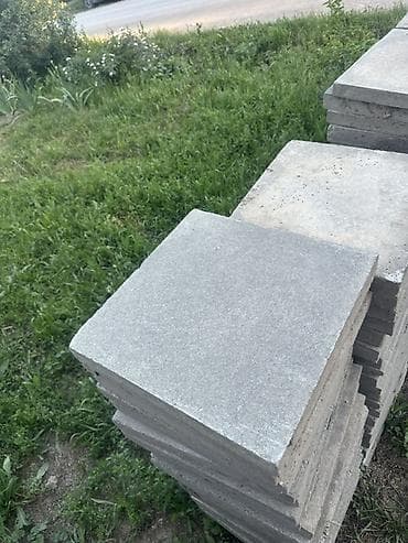 плитка тротуарная бу: Тротуарная плитка, Квадрат, Бетонная, Для парковки, Б/у — 2
