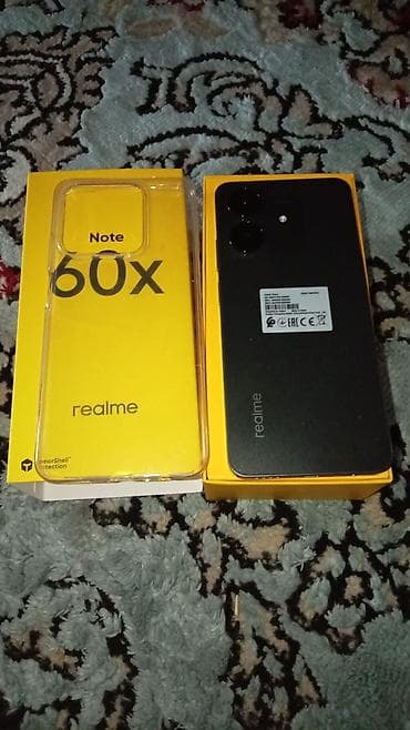 Realme Note 60, Новый, 128 ГБ, цвет - Черный
