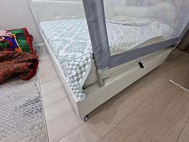 aps m10: Двуспальная кровать, Б/у, С ящиком для хранения, длина - 200 см — 6