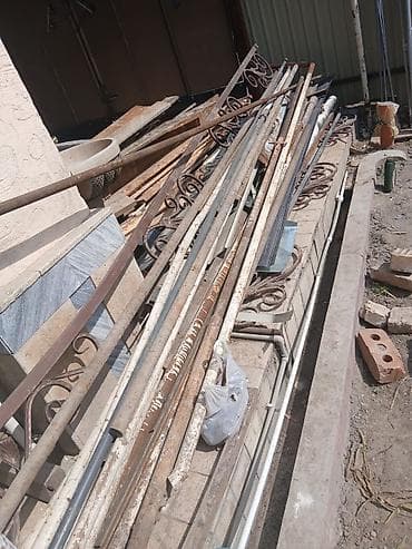 сборный метал: Металлопрокат: профильные трубы, Сталь, Прямоугольник, Другой метод, Без покрытия, Оптом, Б/у, Бесплатная доставка — 3