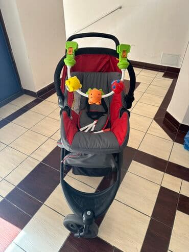 коляска прогулочная с перекидной ручкой: Коляска, Б/у — 3