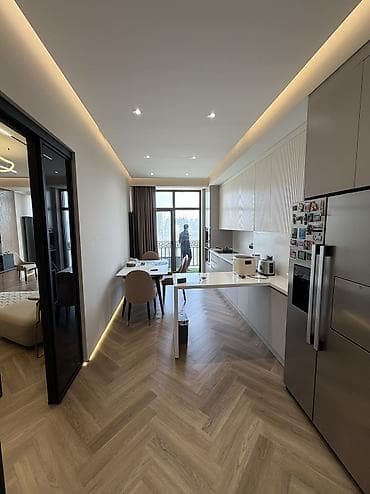 купить квартиру в бишкеке цены: 2 комнаты, 97 м², Элитка, 12 этаж, Дизайнерский ремонт — 9