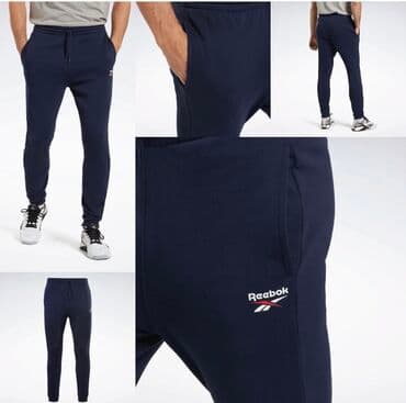 армейские: REEBOK. Мужские флисовые джоггеры Reebok. Продемонстрируйте своего — 4