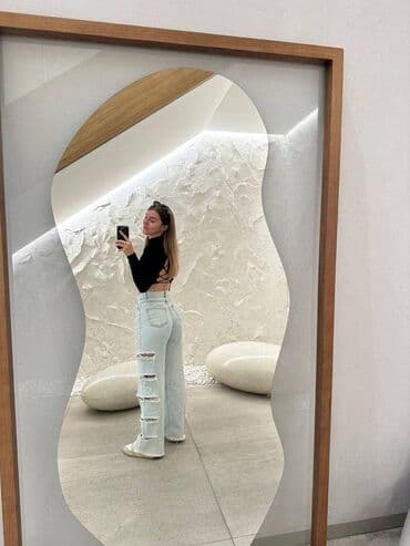 зеркало с подсветкой цена бишкек: Стоимость за м2: Простое зеркало, с закругленной обточкой - 2500 — 8