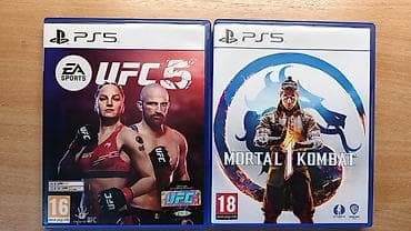 Ps5 игры: Mortal Kombat 1 (MK1), UFC 5. Диски новые, поиграл неделю