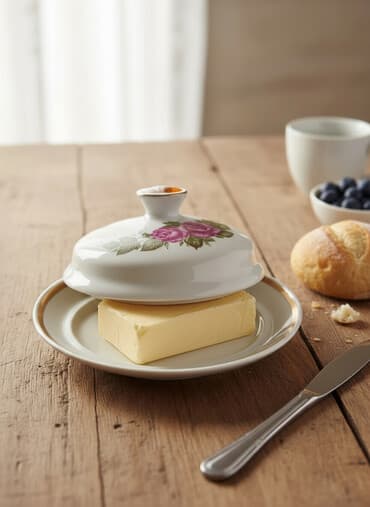 купить ноутбук в рассрочку бишкек: Фарфоровая маслёнка,производство Тернопольского фарфорового завода — 1