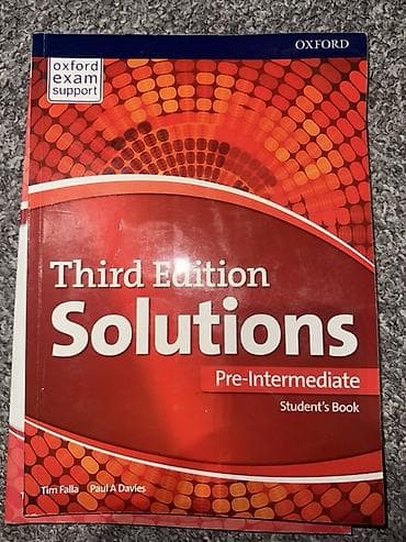 Учебники: Third Edition Solutions Pre-Intermediate — книга и рабочая тетрадь для — 2