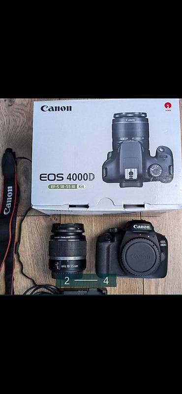 Техника и электроника: Фотоаппарат Canon EOS 4000D Kit Состоячние 10/10 можно считать — 1