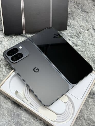 бу телевон: Google Pixel 9 Pro Fold, Б/у, 512 ГБ, цвет - Черный, 2 SIM — 1