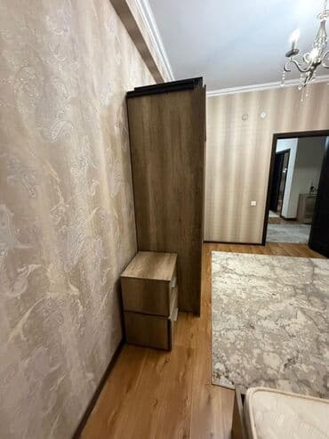 купить комнатные цветы в бишкеке дешево: Спальный гарнитур, Двуспальная кровать, ДСП, цвет - Коричневый — 8