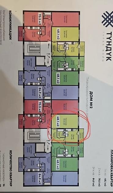 seller: Строится, 108 серия, 1 комната, 48 м² — 4