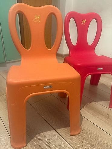 Кирпич, строительные блоки: Детский стул, Пластик — 3
