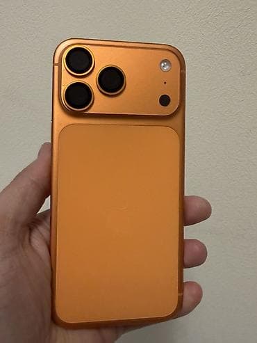 11 про макс 512: IPhone 17 Pro Max, Б/у, 512 ГБ, Оранжевый, Зарядное устройство, Защитное стекло, Чехол, 100 % — 1