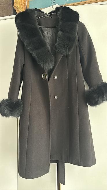 с мехом чернобурка с: Пальто — 2