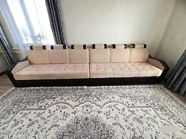 Отургучтар, табуреттер: Ашкана үчүн жумшак бурчек, Колдонулган, Өзү алып кетүү, түсү - Саргыч боз — 1