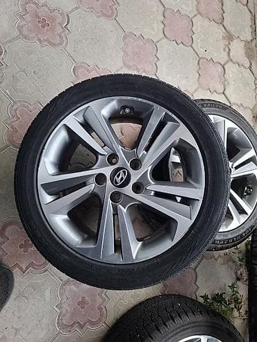Дөңгөлөктөр монтажда 205 / 45 / R 17, All-season, Колдонулган, Комплект, Жеңил унаалар, Куйма, тешиктери - 5