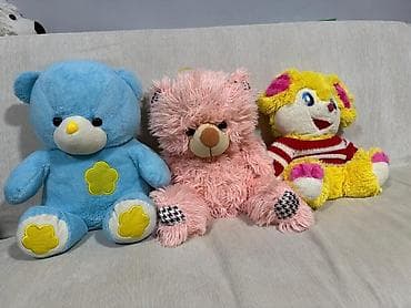 Мягкие игрушки
Продаю свои детские игрушки

все по 200 сом !1ШТУКА!