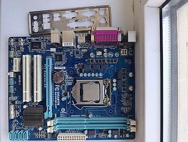 купить процессор для пк: Материнская плата, Б/у, Gigabyte, LGA1155, Для ПК — 1