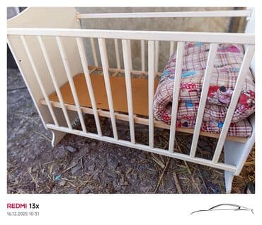 мебель для коридора: Детская кроватка с бортиками и ростомером! есть один маленький но — 4