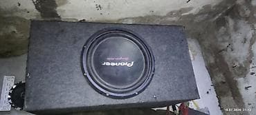 sound system: Сабвуфер Pioneer 1600w max 12 дюймов в корпусе 65л на 160 трубе - — 1