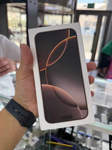 ноутбук купить ош: IPhone 16 Pro Max, Новый, 256 ГБ, Desert Titanium, Кабель, Коробка — 2