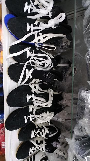 обувь для спорта: 100% КОЖАНЫЕ БОРЦОВКИ ADIDAS и ASICS — 1