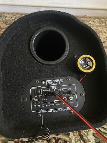 авто жпс: Сабвуферный активный корпус Sea Sounds (цилиндрический) - Тип — 2