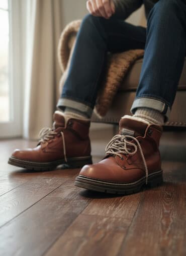 сапоги зимние женские натуральная кожа натуральный мех распродажа: Супер зимние кожаные ботинки . Натуральная мех . продам за 10000 — 1