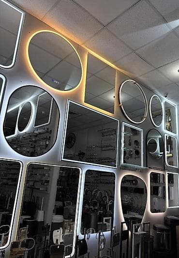 светодиодные очки: Зеркала с LED‑подсветкой для ванных и интерьеров. - Формы и размеры — 1