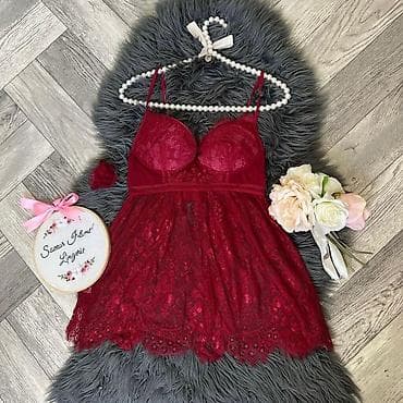 бюстгальтер: Кружевное бельё и ночные сорочки 1) Комбинация-сорочка, чёрная - — 3