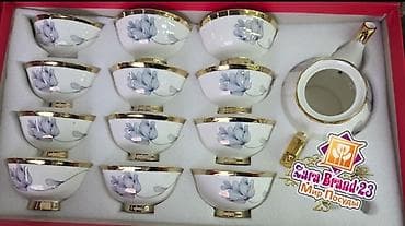 Набор посуды для чаепития и сервировки стола. Варианты чайных