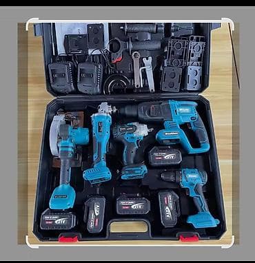 Многофункциональный аккумуляторный набор электроинструментов в