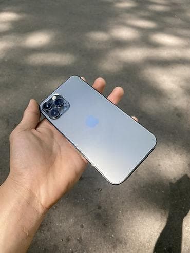 Уюлдук телефондор жана аксессуарлар: IPhone 12 Pro Max, Колдонулган, 128 ГБ, Графит, Коргоочу айнек, 100 % — 2