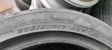 колеса dunlop: Шины 205 / 50 / R 17, Б/у, Пара, Легковые, Япония, DUNLOP — 4