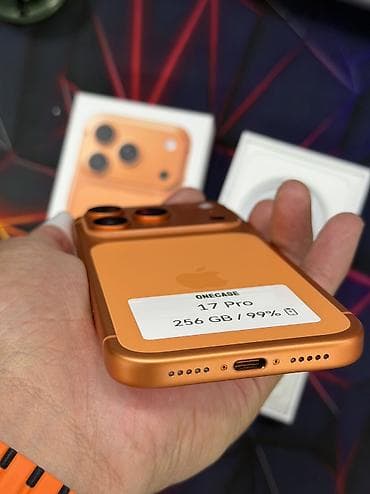 apple iphone 12 mini: IPhone 17 Pro, Б/у, 256 ГБ, Оранжевый, Зарядное устройство, Защитное стекло, Чехол, В рассрочку, 99 % — 5