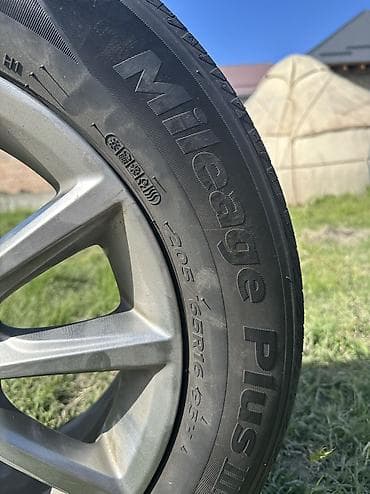 Шины: Шины 205 / 65 / R 16, Всесезонная, Б/у, Запаска, Легковые, Корея, Hankook — 3