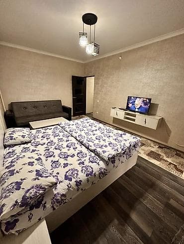 2 комнаты квартира: 1 комната, Люкс, элитка, Восток-5 мкр, Постельное белье, Кондиционер, Парковка — 1
